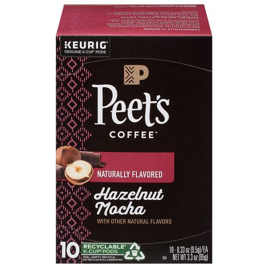 Peet's Coffee Hazelnut Mocha Coffee (10 pods)