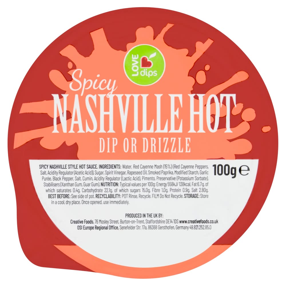 Nashville Hot Pizza Dip 100g