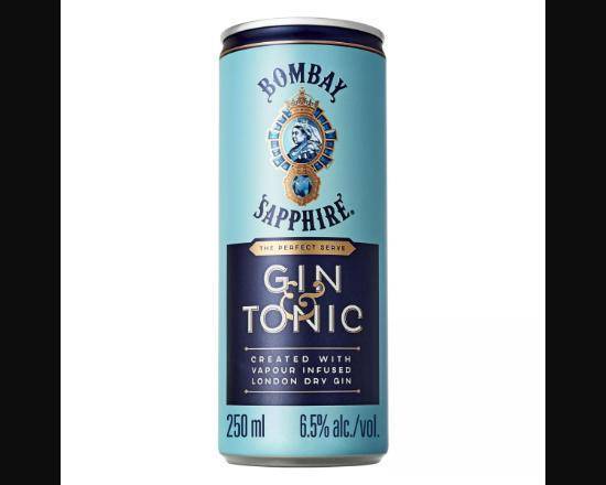 BOMBAY SAPPHIRE Gin & Tonic Premix Cocktail, 25cl