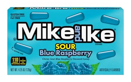 Mike And Ike® Sour Blue Raspberry Flavored Candy 4.2oz