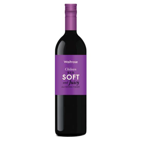 Waitrose & Partners Chilean Red Soft and Juicy Wine (750 ml)