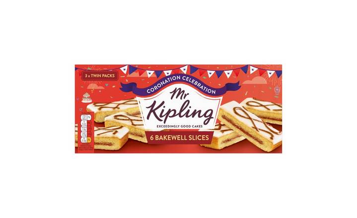 Mr Kipling Bakewell Slices 6's (370242) 