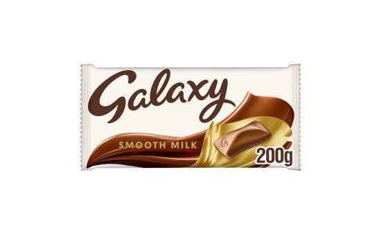 Galaxy Smooth Milk Chocolate Block Sharing Bar Vegetarian 200g