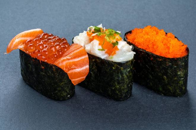 (b197) Gunkan Trio Sushi