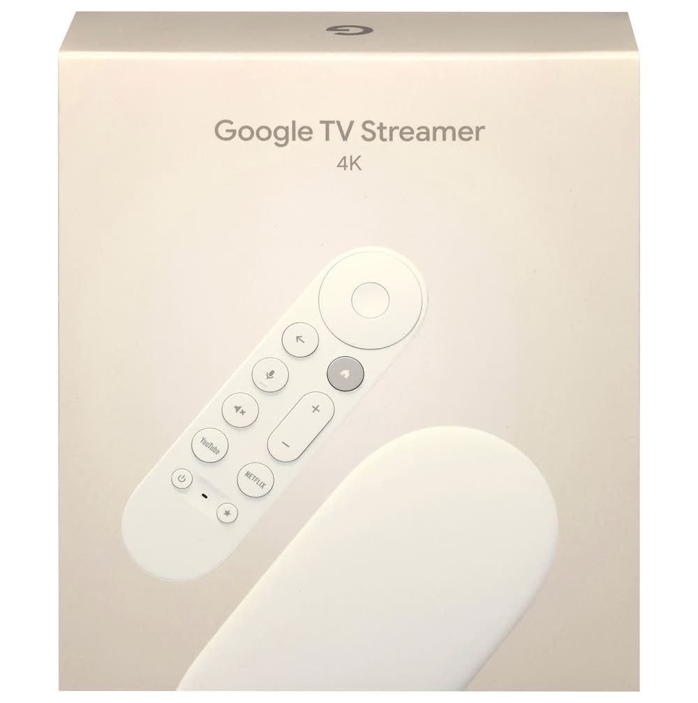 Google 4K Tv Streamer With Voice Remote (2 ct)