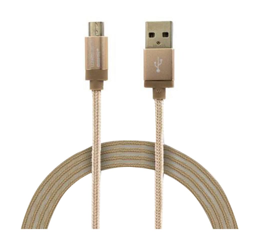 Wireless Gear Micro Usb Cable Gold, 10 ft