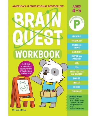 Brain Quest Workbook Pre-K Revised Edition