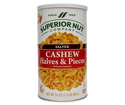 Superior Nut Company Salted Cashew Halves and Pieces