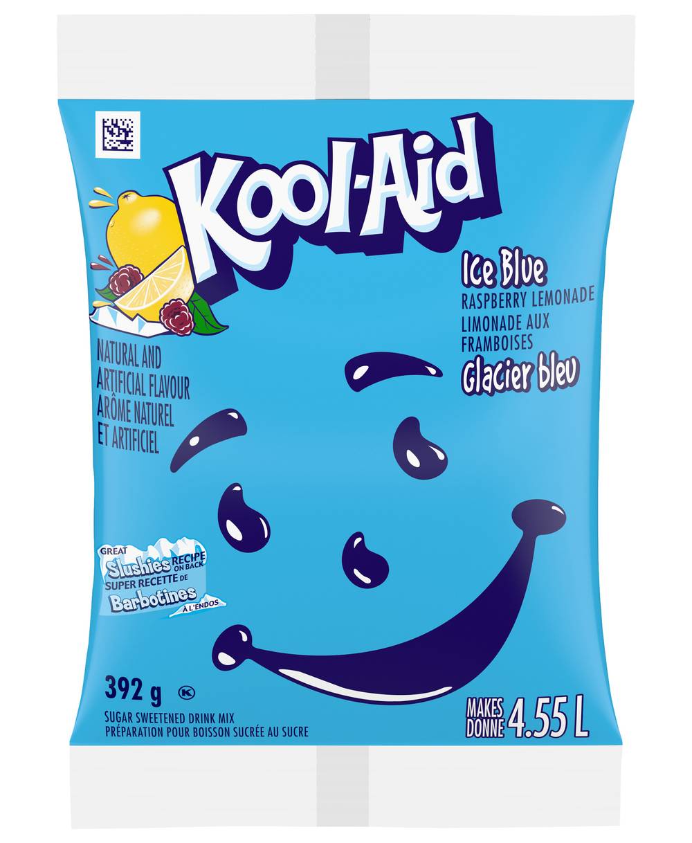 Kool-Aid Powdered Soft Drink - Ice Lemonade, Blue Raspberry (392 g)