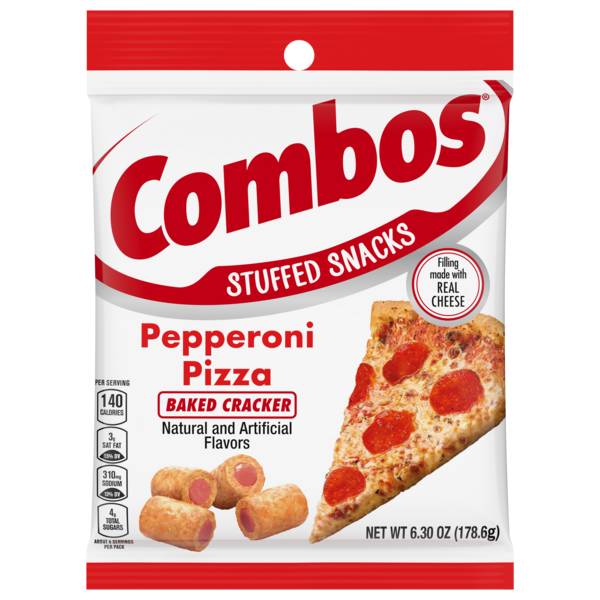 Combos Pepperoni Pizza Cracker 6.3oz