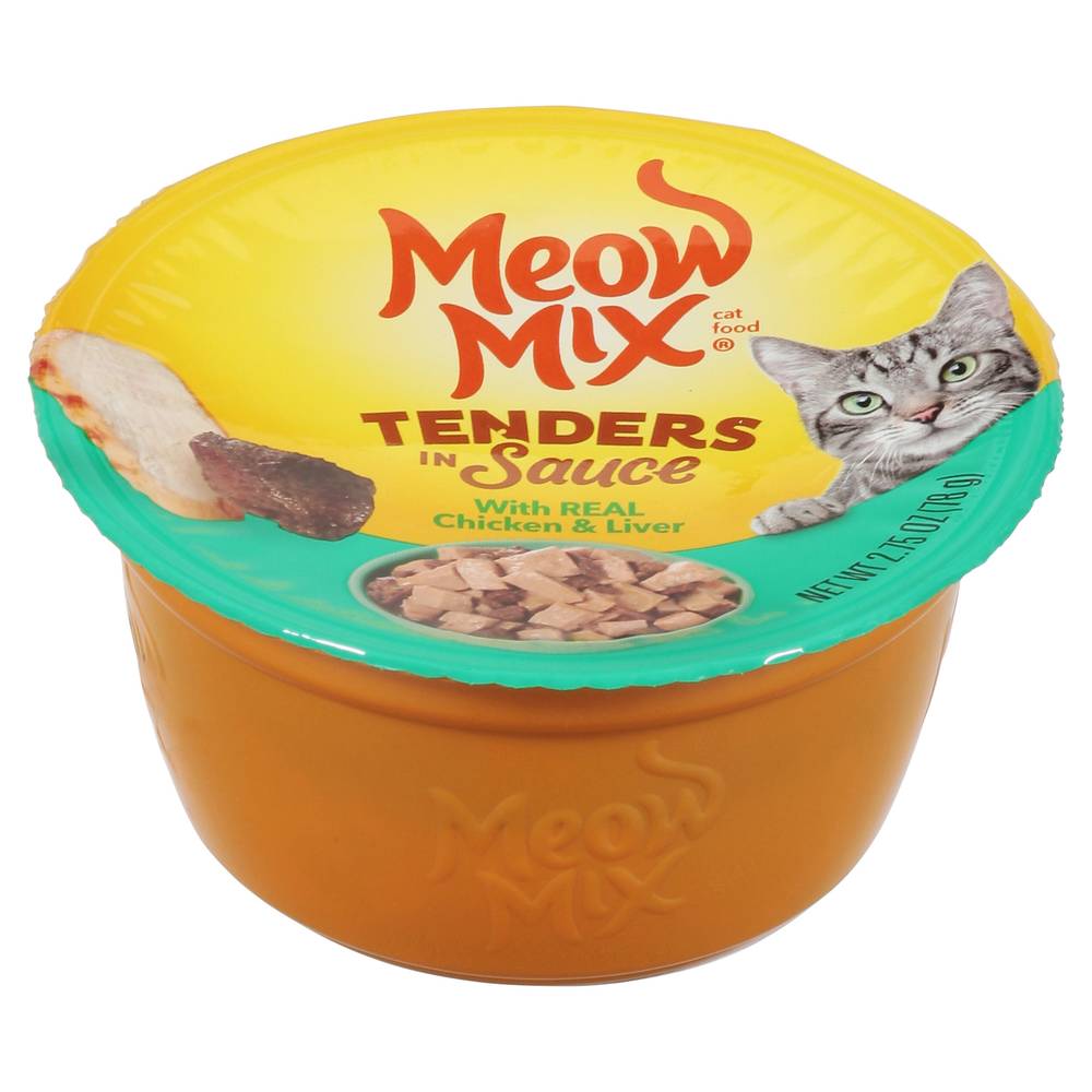 Meow Mix Real Chicken & Liver in Sauce With Cat Food