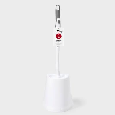 Dealworthy Toilet Brush & Plunger Set, White (2 ct)