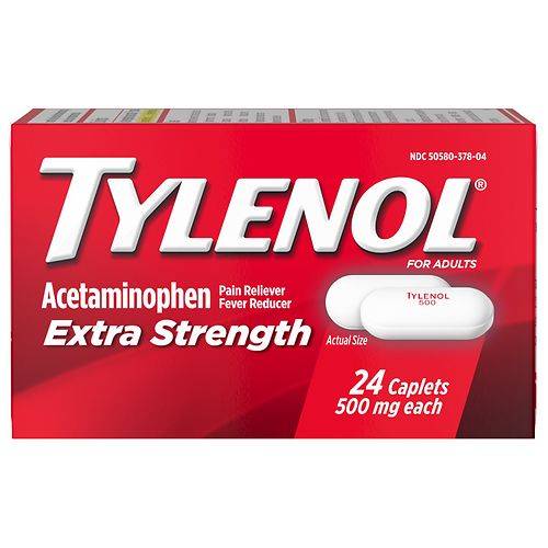 TYLENOL Extra Strength Caplets with 500 mg Acetaminophen - 100.0 ea