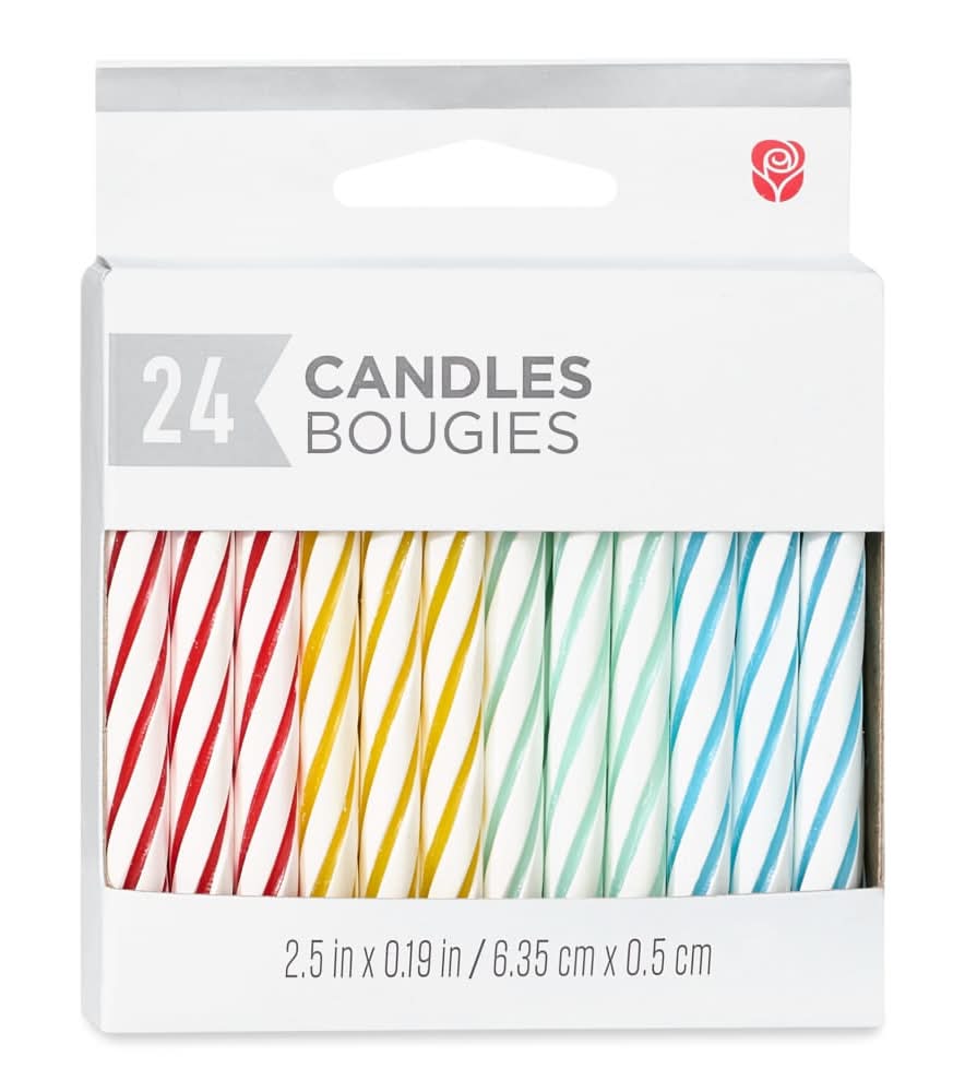 American Greetings Birthday Candles Sprial Multicolor