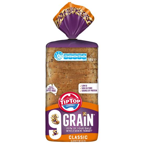 Tip Top 9 Grain Classic Sandwich 700g, Delivery Near You