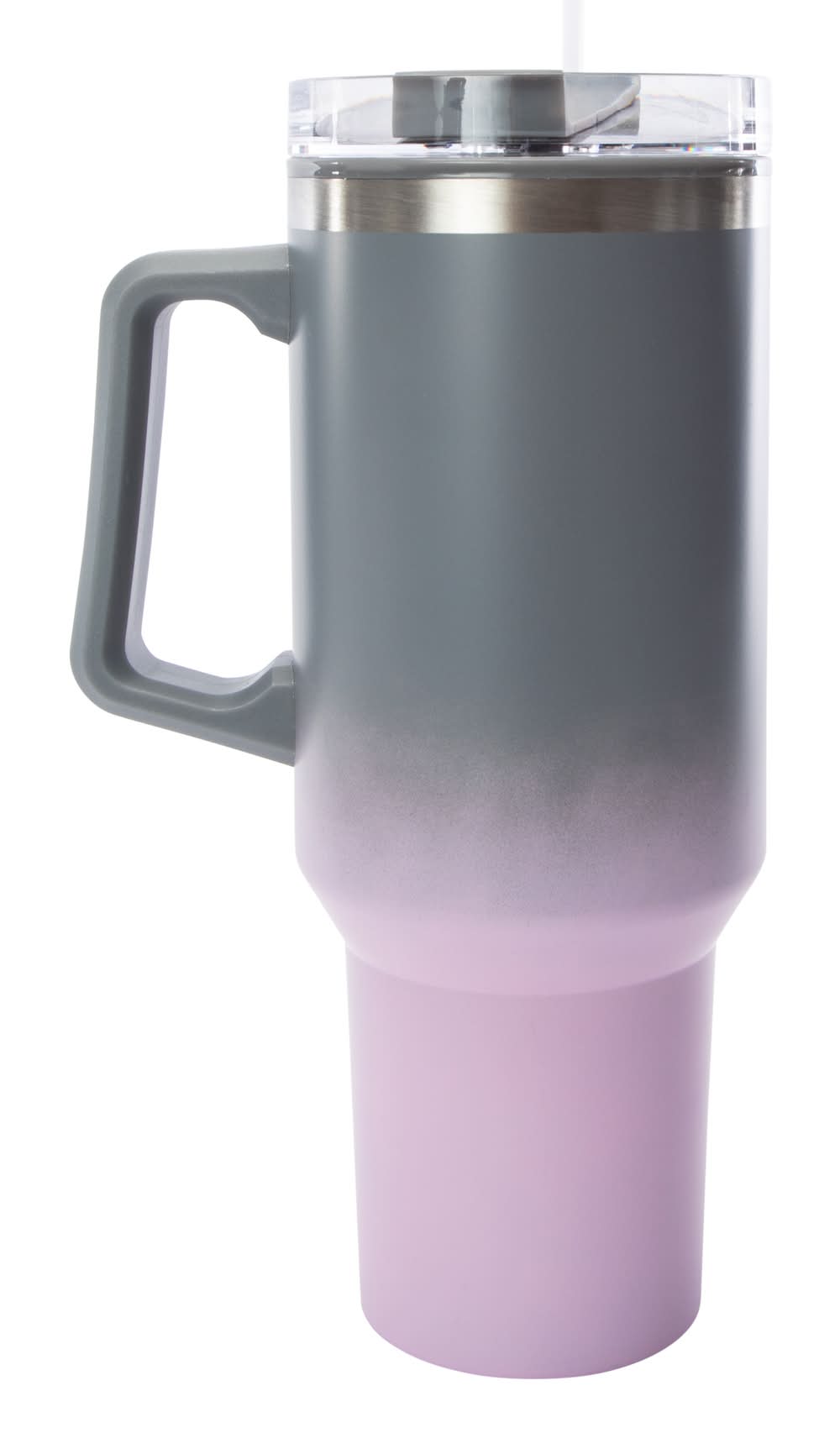 40oz Hyperquench Ombre Stainless Steel Insulated Tumbler With Handle Gray Pink