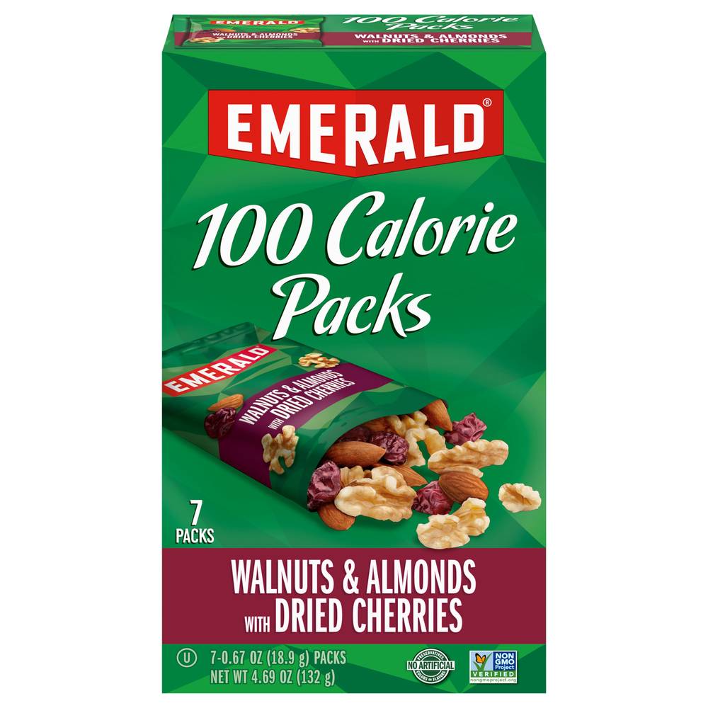 Emerald Walnuts & Almonds With Dried Cherries 100 Calorie pack (4.7 oz)