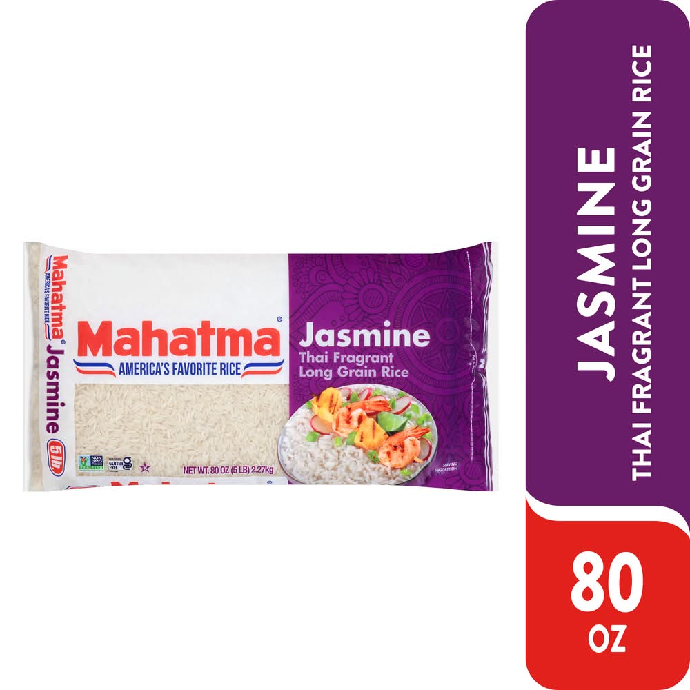 Mahatma Jasmine Thai Fragrant Long Grain Rice (5 lbs)