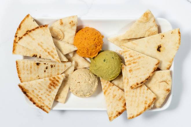 Homemade Hummus Trio