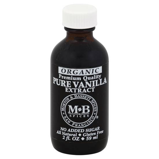 Morton & Bassett Organic Pure Premium Vanilla Extract