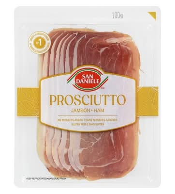 San daniele jambon de prosciutto tranché - sliced prosciutto ham