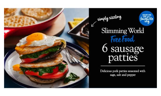 Slimming World Sausage Seasoned Pork Patties (342g)