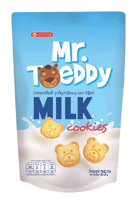 MR.TEDDY Milk, Cookies (25g)