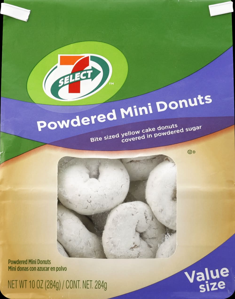 7-Select Mini Donuts, Powdered Sugar (10 oz)