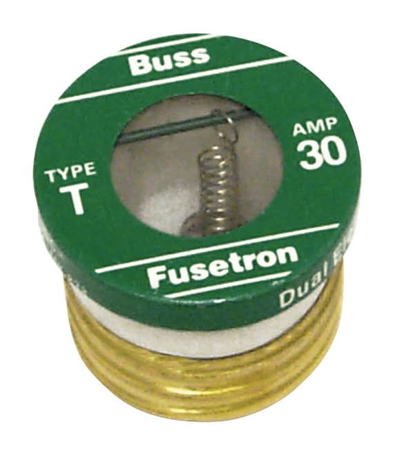 Bussmann 30 Amps Time Delay Plug Fuse 2 Pk