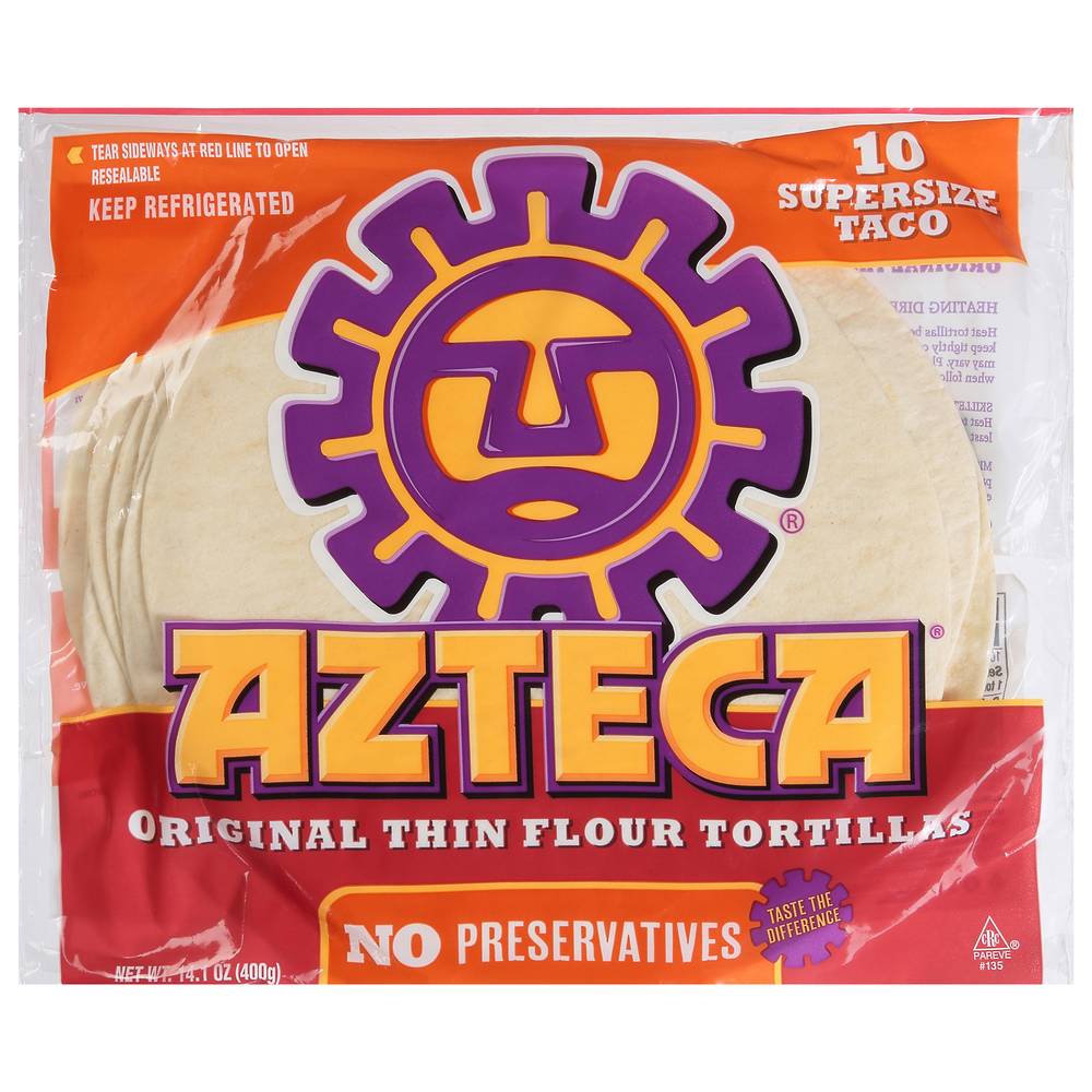 Azteca Flour Tortillas (14.1 oz, 10 ct)