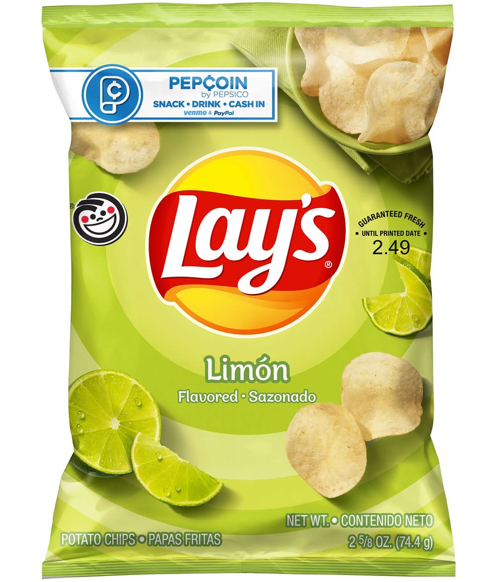 Lay's Potato Chips, Limón (2.62 oz)