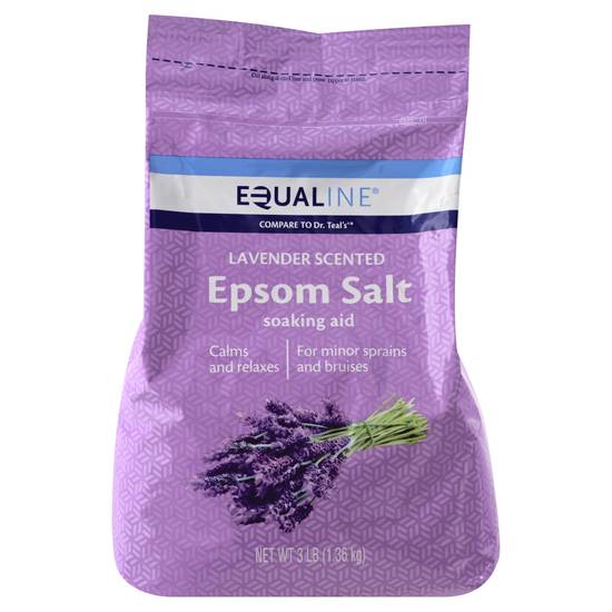 Equaline Lavender Scented Epsom Salt Soaking Aid (3 lbs)