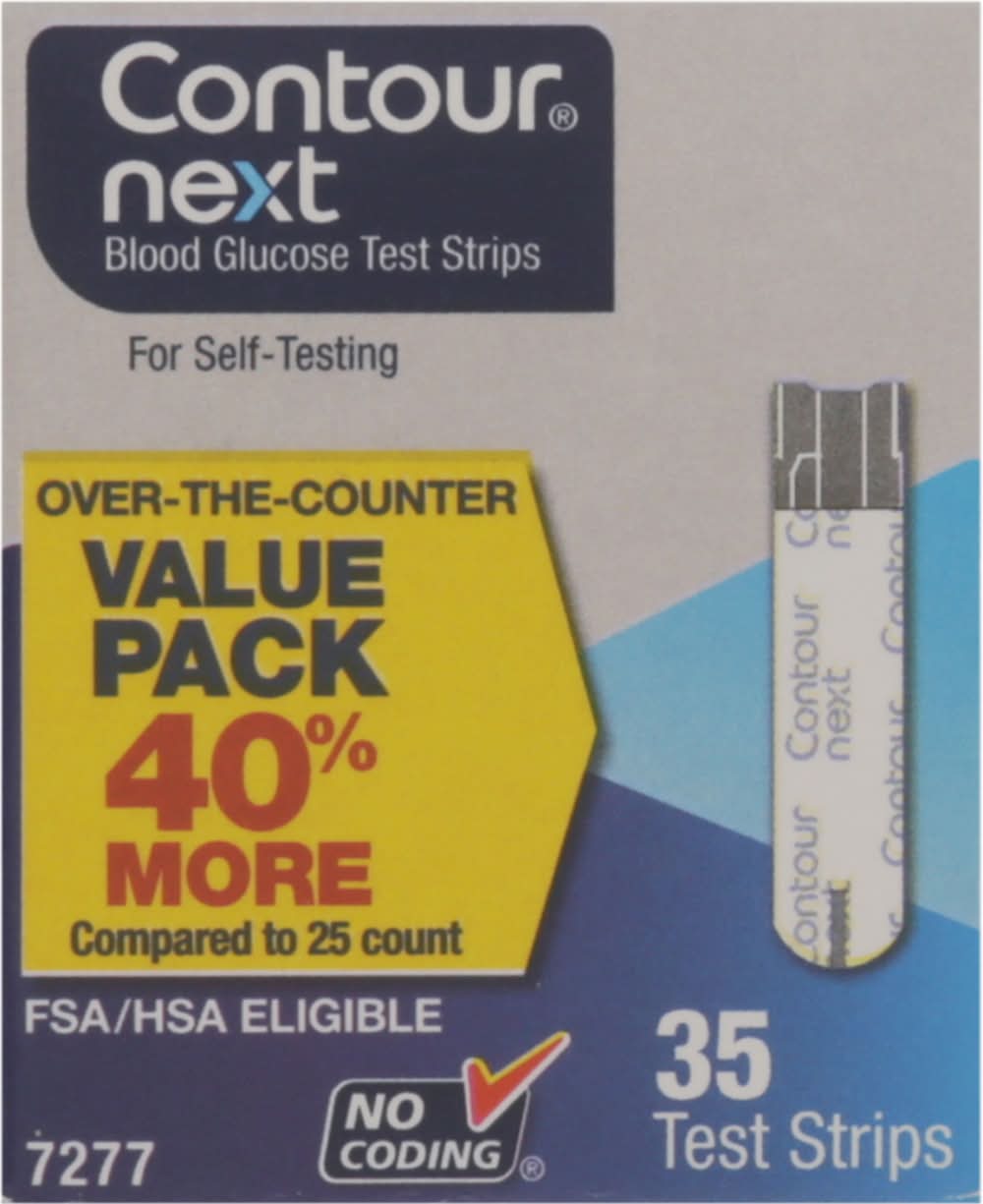 Contour Next Blood Glucose Test Strips Value pack (35 ct)