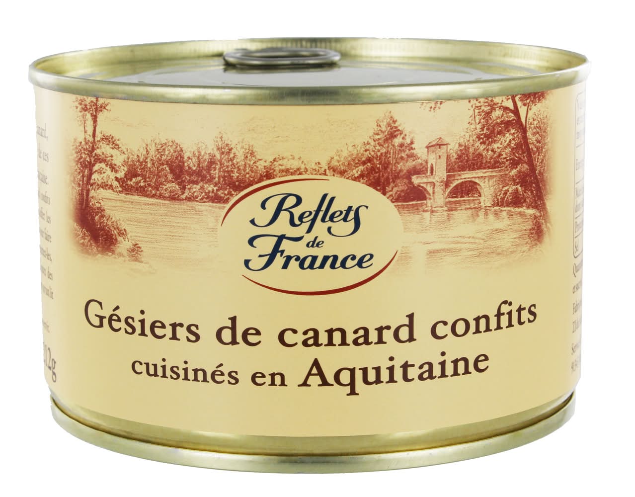 Reflet de France - Gesiers de canard confits boite (410g)