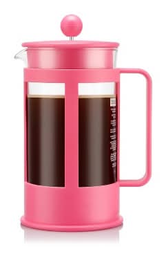 Bodum Kenya French Press Coffee Maker 34 oz, Pink