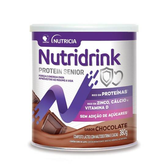 Suplemento alimentar nutridrink protein sabor chocolate (380g)