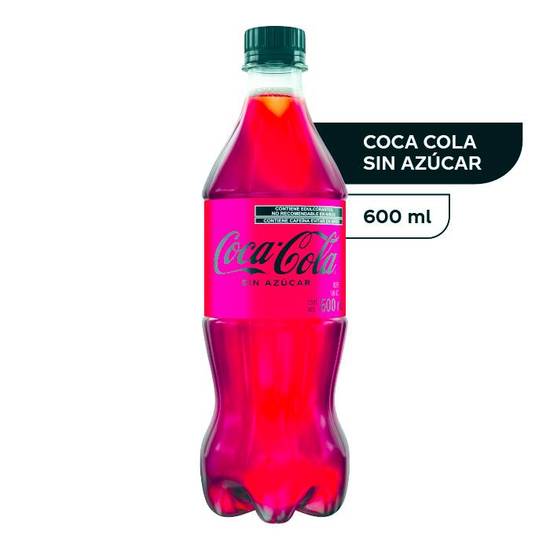 Coca Cola Sin Azúcar 600ml