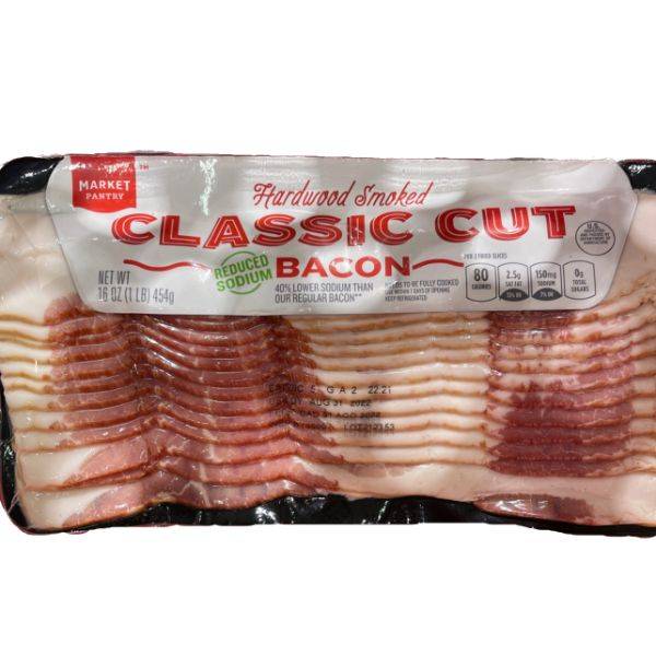 Market Pantry Hardwood Smoked Lower Sodium Bacon