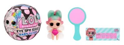 L.O.L. Surprise Eye Spy Series Baby Sisters Pvc Doll Figure & Accessories