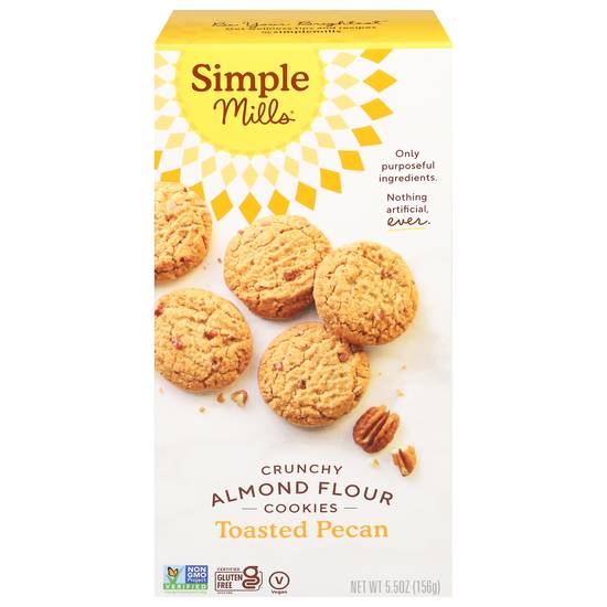 Simple Mills Crunchy Almond Flour Cookies (toasted pecan)