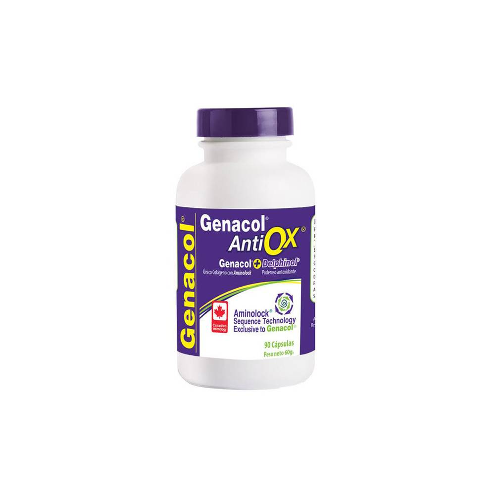 Cápsulas de colágeno hidrolizado antioxidante GENACOL