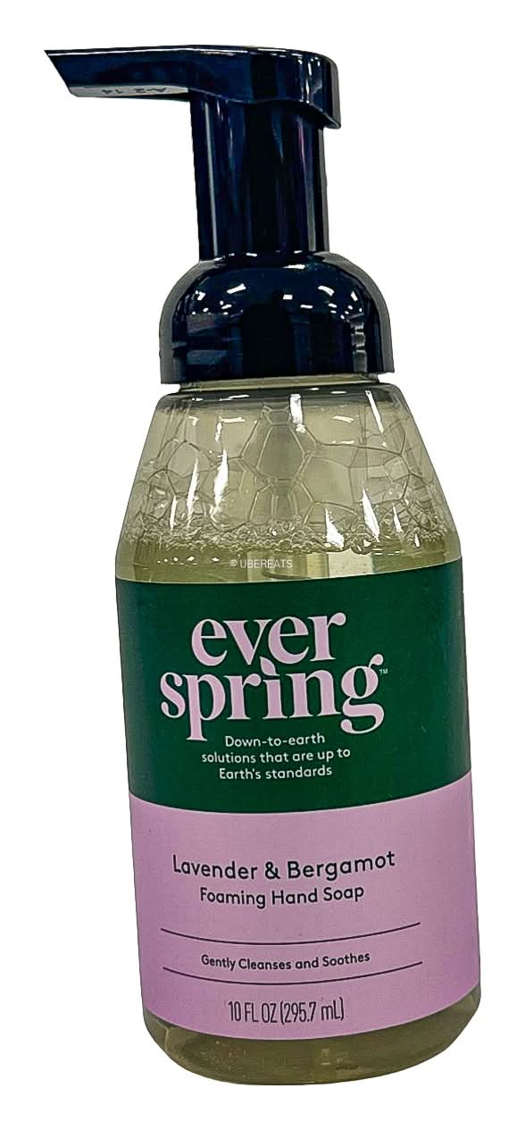 Everspring Foaming Hand Soap, Lavender, Bergamot (10 fl oz)