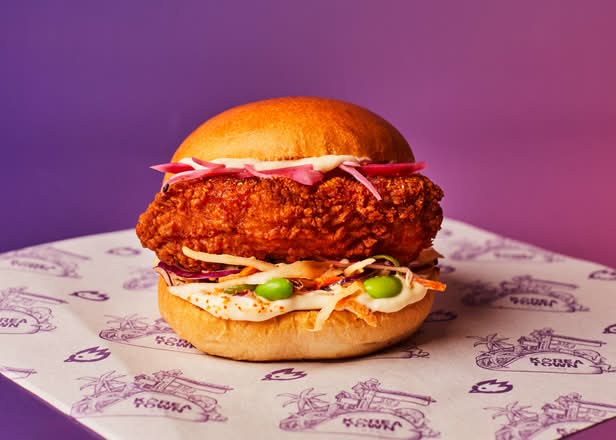 Korean Chicken Burger