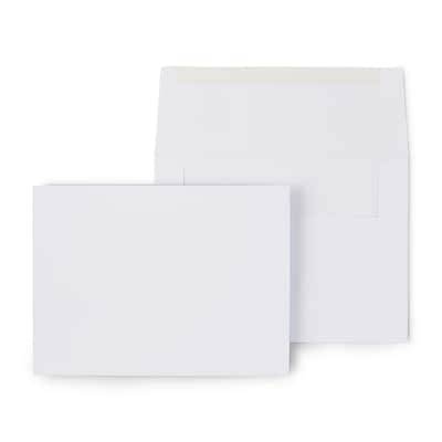 Staples Photo Gummed Invitation Envelopes, 4 3/4 x 6 1/2, White, 50/Box (SPL763173)