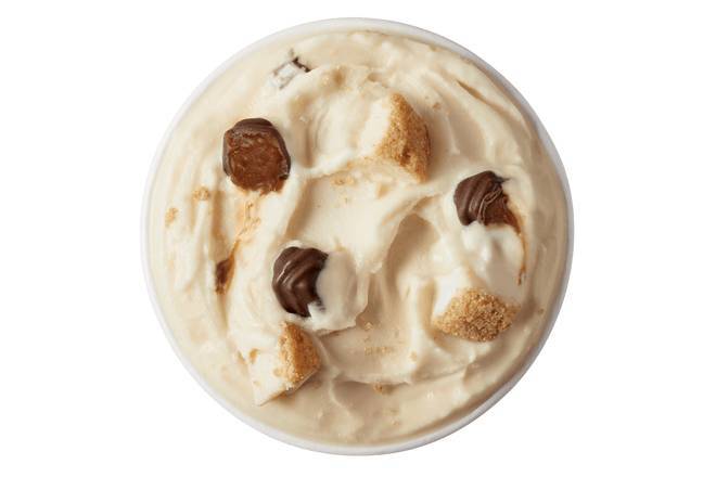Caramel Fudge Cheesecake Blizzard Treat