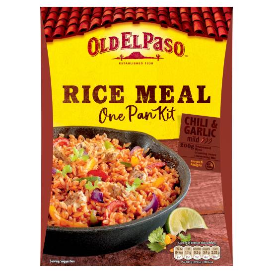 Old El Paso Chili & Garlic One Pan Rice Meal Kit