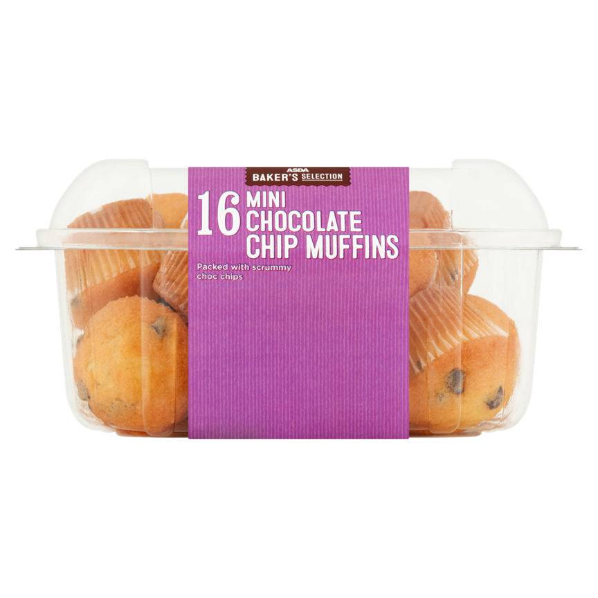 ASDA Chocolate Chip Mini Muffins (16 pack)