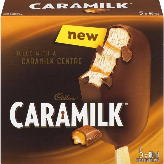 Caramilk Ice Cream Bars (5 x 80 ml)