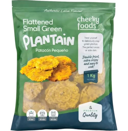 Cheeky Foods Flattened Small Green Plantain (1kg)