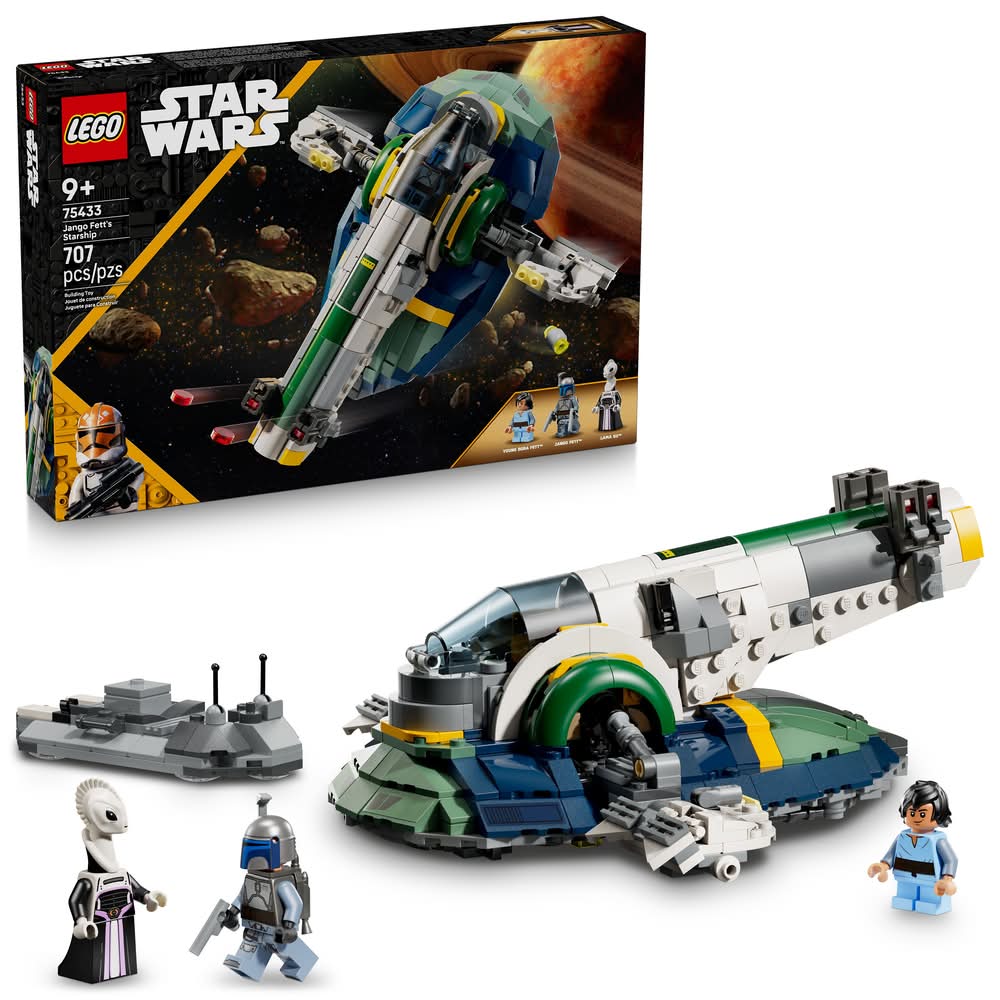 LEGO Star Wars: Attack Of the Clones Jango Fett’s Starship 75433 9+years (707 ct)